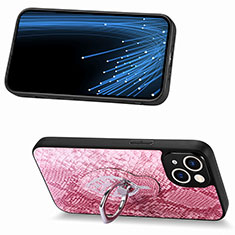 Silikon Hülle Handyhülle Gummi Schutzhülle Flexible Leder Tasche SD7 für Apple iPhone 13 Pink