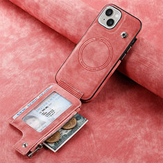 Silikon Hülle Handyhülle Gummi Schutzhülle Flexible Leder Tasche SD9 für Apple iPhone 13 Rosa