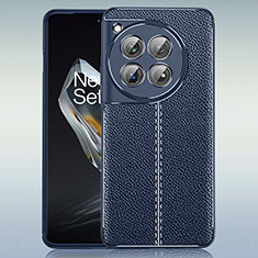 Silikon Hülle Handyhülle Gummi Schutzhülle Flexible Leder Tasche WL1 für OnePlus 12 5G Blau
