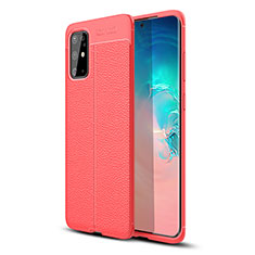 Silikon Hülle Handyhülle Gummi Schutzhülle Flexible Leder Tasche WL1 für Samsung Galaxy S20 Plus 5G Rot