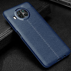 Silikon Hülle Handyhülle Gummi Schutzhülle Flexible Leder Tasche WL2 für Xiaomi Mi 10i 5G Blau