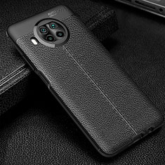 Silikon Hülle Handyhülle Gummi Schutzhülle Flexible Leder Tasche WL2 für Xiaomi Mi 10T Lite 5G Schwarz