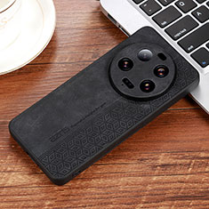 Silikon Hülle Handyhülle Gummi Schutzhülle Flexible Leder Tasche YZ1 für Xiaomi Mi 13 Ultra 5G Schwarz