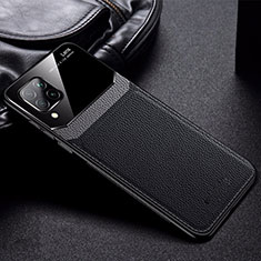 Silikon Hülle Handyhülle Gummi Schutzhülle Flexible Leder Tasche Z01 für Huawei Nova 7i Schwarz