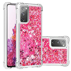 Silikon Hülle Handyhülle Gummi Schutzhülle Flexible Tasche Bling-Bling S01 für Samsung Galaxy S20 FE (2022) 5G Pink