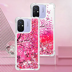 Silikon Hülle Handyhülle Gummi Schutzhülle Flexible Tasche Bling-Bling S01 für Xiaomi Redmi 12C 4G Pink