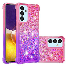 Silikon Hülle Handyhülle Gummi Schutzhülle Flexible Tasche Bling-Bling S02 für Samsung Galaxy A82 5G Pink