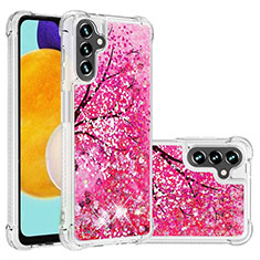 Silikon Hülle Handyhülle Gummi Schutzhülle Flexible Tasche Bling-Bling S03 für Samsung Galaxy A04s Pink