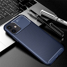 Silikon Hülle Handyhülle Gummi Schutzhülle Flexible Tasche Köper für Apple iPhone 12 Mini Blau