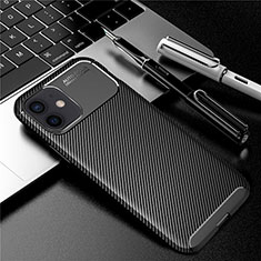 Silikon Hülle Handyhülle Gummi Schutzhülle Flexible Tasche Köper für Apple iPhone 12 Mini Schwarz