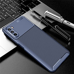 Silikon Hülle Handyhülle Gummi Schutzhülle Flexible Tasche Köper für Huawei Mate 40 Lite 5G Blau