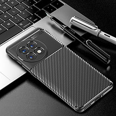 Silikon Hülle Handyhülle Gummi Schutzhülle Flexible Tasche Köper für OnePlus Ace 2 Pro 5G Schwarz
