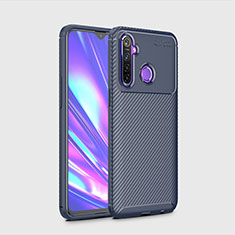 Silikon Hülle Handyhülle Gummi Schutzhülle Flexible Tasche Köper für Realme 5i Blau