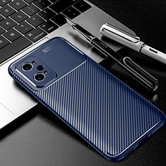 Silikon Hülle Handyhülle Gummi Schutzhülle Flexible Tasche Köper für Realme GT Neo 3T 5G Blau