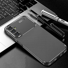 Silikon Hülle Handyhülle Gummi Schutzhülle Flexible Tasche Köper für Samsung Galaxy A14 5G Schwarz