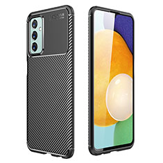 Silikon Hülle Handyhülle Gummi Schutzhülle Flexible Tasche Köper für Samsung Galaxy F23 5G Schwarz