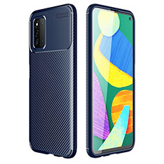 Silikon Hülle Handyhülle Gummi Schutzhülle Flexible Tasche Köper für Samsung Galaxy F52 5G Blau