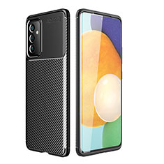 Silikon Hülle Handyhülle Gummi Schutzhülle Flexible Tasche Köper für Samsung Galaxy M54 5G Schwarz
