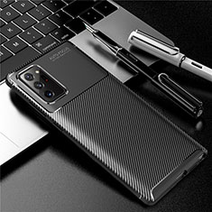 Silikon Hülle Handyhülle Gummi Schutzhülle Flexible Tasche Köper für Samsung Galaxy Note 20 5G Schwarz