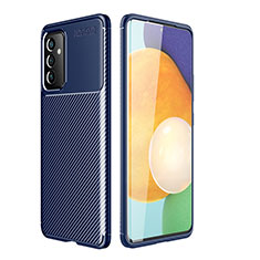 Silikon Hülle Handyhülle Gummi Schutzhülle Flexible Tasche Köper für Samsung Galaxy Quantum2 5G Blau