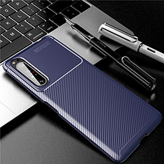 Silikon Hülle Handyhülle Gummi Schutzhülle Flexible Tasche Köper für Sony Xperia 1 II Blau