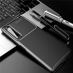 Silikon Hülle Handyhülle Gummi Schutzhülle Flexible Tasche Köper für Sony Xperia 1 II Schwarz