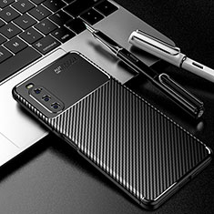 Silikon Hülle Handyhülle Gummi Schutzhülle Flexible Tasche Köper für Sony Xperia 10 V Schwarz