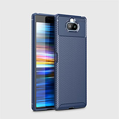 Silikon Hülle Handyhülle Gummi Schutzhülle Flexible Tasche Köper für Sony Xperia 8 Blau