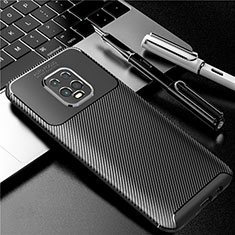 Silikon Hülle Handyhülle Gummi Schutzhülle Flexible Tasche Köper für Xiaomi Redmi 10X 5G Schwarz