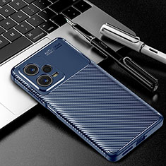 Silikon Hülle Handyhülle Gummi Schutzhülle Flexible Tasche Köper für Xiaomi Redmi Note 12 Explorer Blau