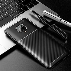 Silikon Hülle Handyhülle Gummi Schutzhülle Flexible Tasche Köper für Xiaomi Redmi Note 9S Schwarz