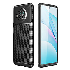 Silikon Hülle Handyhülle Gummi Schutzhülle Flexible Tasche Köper S01 für Xiaomi Mi 10i 5G Schwarz