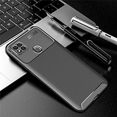 Silikon Hülle Handyhülle Gummi Schutzhülle Flexible Tasche Köper S01 für Xiaomi Redmi 9C Schwarz