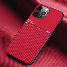 Silikon Hülle Handyhülle Gummi Schutzhülle Flexible Tasche Köper S03 für Apple iPhone 14 Pro Rot