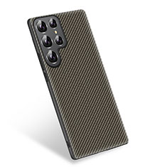 Silikon Hülle Handyhülle Gummi Schutzhülle Flexible Tasche Köper S03 für Samsung Galaxy S21 Ultra 5G Gold