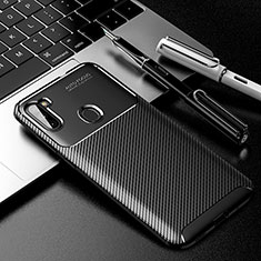 Silikon Hülle Handyhülle Gummi Schutzhülle Flexible Tasche Köper WL1 für Samsung Galaxy A11 Schwarz