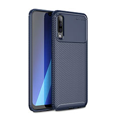 Silikon Hülle Handyhülle Gummi Schutzhülle Flexible Tasche Köper WL1 für Samsung Galaxy A30S Blau