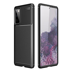 Silikon Hülle Handyhülle Gummi Schutzhülle Flexible Tasche Köper WL1 für Samsung Galaxy S20 FE 4G Schwarz