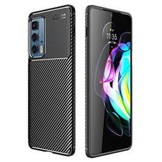 Silikon Hülle Handyhülle Gummi Schutzhülle Flexible Tasche Köper Z01 für Motorola Moto Edge 20 Pro 5G Schwarz