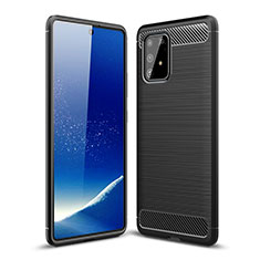 Silikon Hülle Handyhülle Gummi Schutzhülle Flexible Tasche Line WL1 für Samsung Galaxy S10 Lite Schwarz