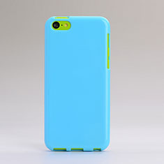 Silikon Hülle Handyhülle Gummi Schutzhülle für Apple iPhone 5C Hellblau