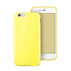 Silikon Hülle Handyhülle Gummi Schutzhülle für Apple iPhone 6 Gelb