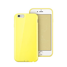 Silikon Hülle Handyhülle Gummi Schutzhülle für Apple iPhone 6 Plus Gelb