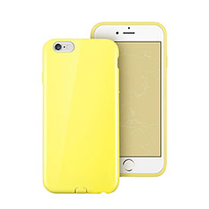 Silikon Hülle Handyhülle Gummi Schutzhülle für Apple iPhone 6S Gelb