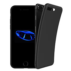 Silikon Hülle Handyhülle Gummi Schutzhülle für Apple iPhone 7 Plus Schwarz