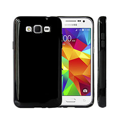 Silikon Hülle Handyhülle Gummi Schutzhülle für Samsung Galaxy Grand 3 G7200 Schwarz
