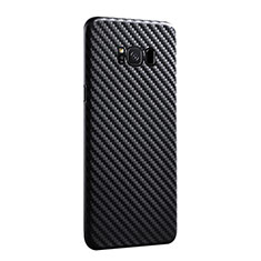 Silikon Hülle Handyhülle Gummi Schutzhülle Köper für Samsung Galaxy S8 Plus Schwarz