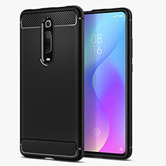 Silikon Hülle Handyhülle Gummi Schutzhülle Köper für Xiaomi Mi 9T Pro Schwarz