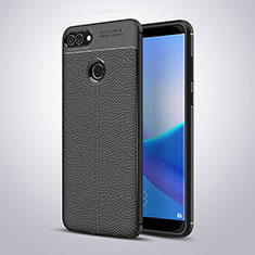 Silikon Hülle Handyhülle Gummi Schutzhülle Leder für Huawei Enjoy 8 Plus Schwarz