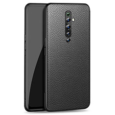 Silikon Hülle Handyhülle Gummi Schutzhülle Leder Tasche C01 für Oppo Reno2 Z Schwarz